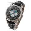 Breitling Transocean Chronograph Unitime Leather Black/Silver/Black