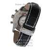 Breitling Transocean Chronograph Unitime Leather Black/Silver/Black