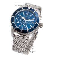 Breitling Superocean Heritage Chronographe Bracelet Silver/Blue