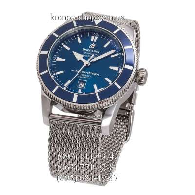 Breitling Superocean Heritage 46 Bracelet Silver/Blue