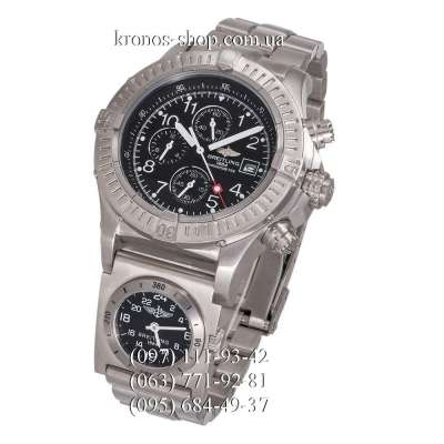 Breitling Chronomat Avenger Titanium Chronograph UTC Silver/Black