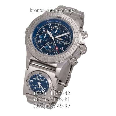 Breitling Chronomat Avenger Titanium Chronograph UTC Silver/Blue