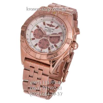 Breitling Chronomat Chronograph 44 Rose Gold/White-Rose Gold