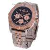 Breitling Chronomat Chronograph 47 Rose Gold-Silver/Black-Rose Gold