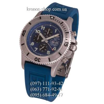 Breitling Superocean Chronograph Steelfish Rubber Blue/Silver/Blue