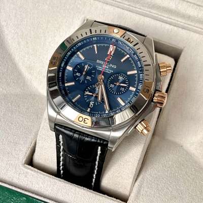 Breitling Chronomat Super Chronomat B01 44 Steel Blue Black