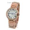 Cartier Ballon Bleu de Cartier Date Crystals Rose Gold/White