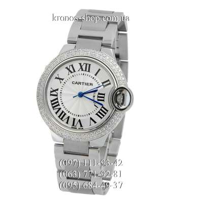 Cartier Ballon Bleu de Cartier Crystals Silver/White