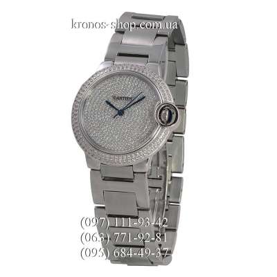 Cartier Ballon Bleu de Cartier Full Pave Silver