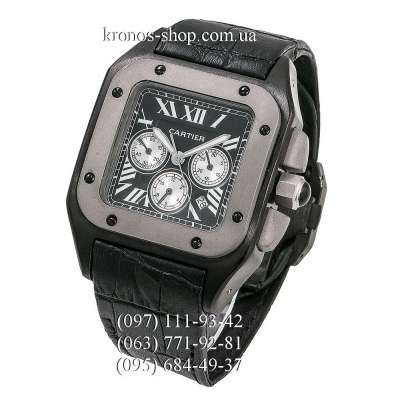 Cartier Santos de Cartier Santos 100 Chronograph All Black