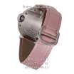 Cartier Ballon Bleu de Cartier Crystals Date Leather Pink/Silver/White