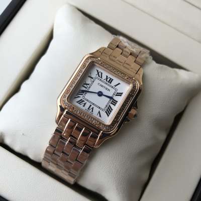 Cartier Panthere de Cartier Mini Diamond Rose Gold/White