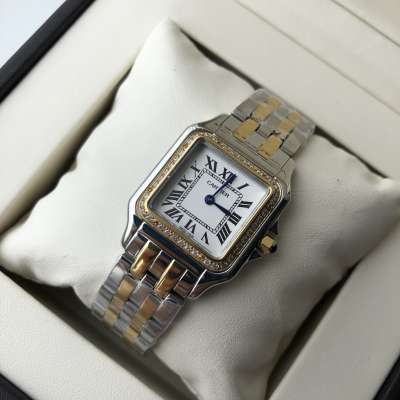 Cartier Panthere de Cartier Mini Diamond Silver/Gold/White