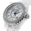 Chanel J12 Ceramic Swarowski White