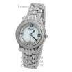 Chopard Happy Sport Round 7 Diamonds Silver