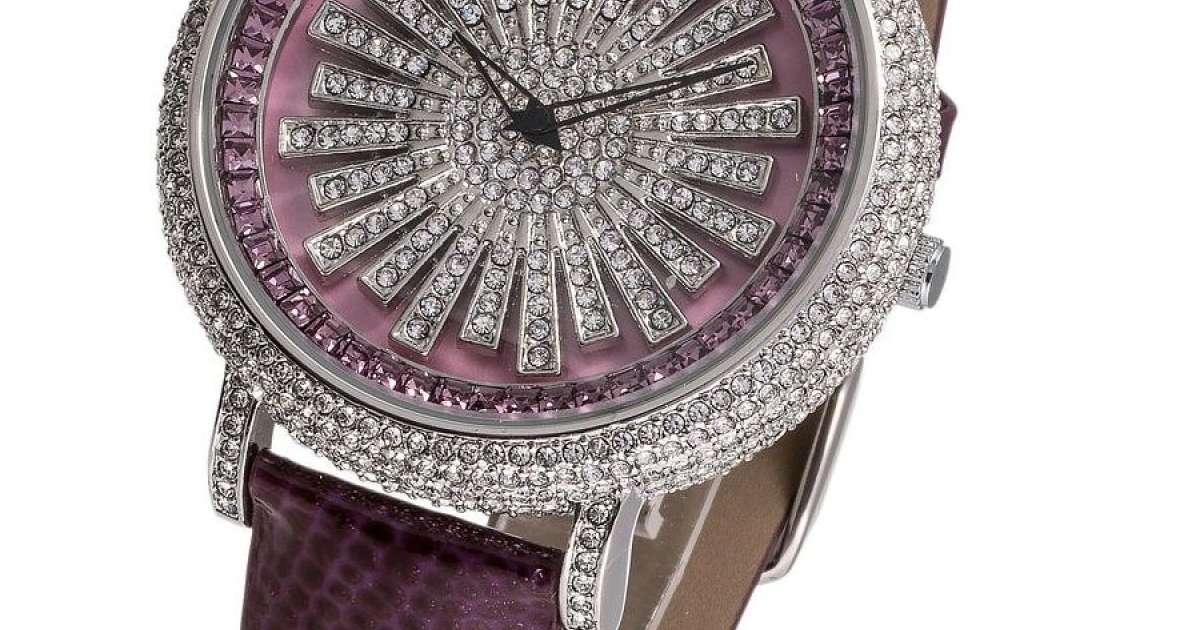 Chopard Full Pave s5268 Purple Silver Pink