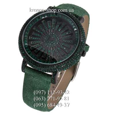 Chopard Full Pave s5268 Suede All Green