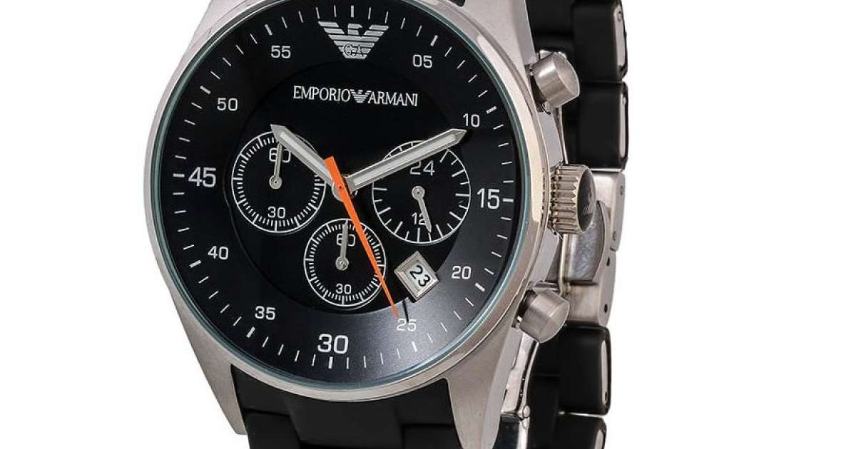 Emporio Armani AR5858 Silver Black