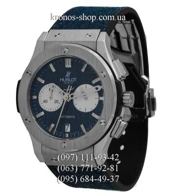 Hublot Classic Fusion Jeans Blue/Silver/Blue-White