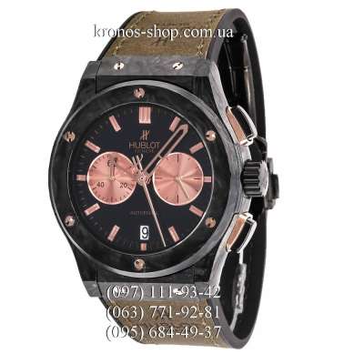 Hublot Classic Fusion Chronograph Carbon Brown/Black/Black-Rose