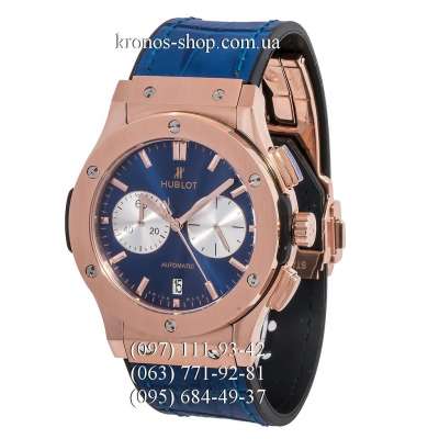 Hublot Classic Fusion Bol D'Or Mirabaud Blue/Gold/Blue-White