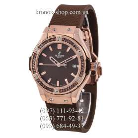 Hublot Classic Fusion Diamonds Lady Brown/Gold-Brown/Brown