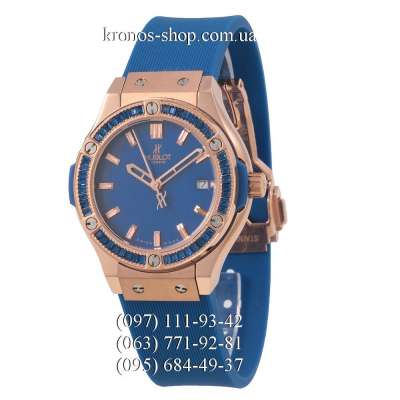 Hublot Classic Fusion Diamonds Lady Blue/Gold-Blue/Blue