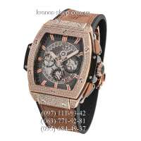 Hublot Spirit of Big Bang King Gold Pave Brown/Gold/Black