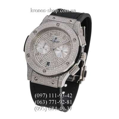 Hublot Classic Fusion Chronograph Titanium Full Pave Black/Silver