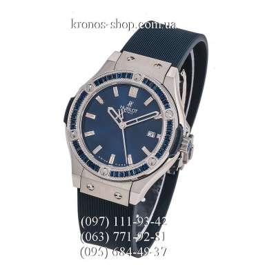 Hublot Classic Fusion Diamonds Lady Dark Blue/Silver-Blue/Blue