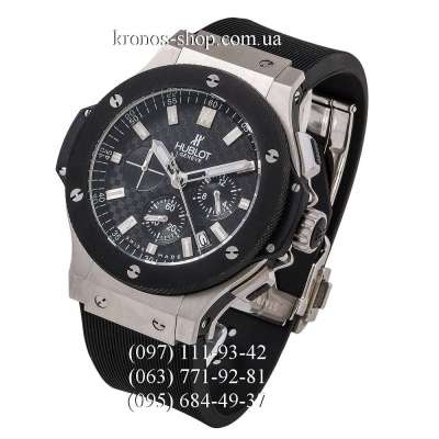 Hublot Big Bang Chronograph Evolution Steel Ceramic Black/Silver-Black/Black