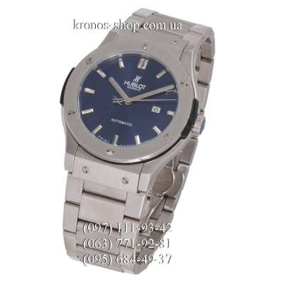 Hublot Classic Fusion Date Steel Silver/Blue