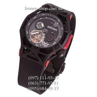 Hublot Techframe Ferrari Tourbillon Chronograph All Black-Red