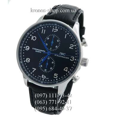 IWC Portuguese Chronograph Black/Silver/Black