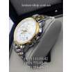 Longines Chronograph Steel Silver-Gold/Gold/White