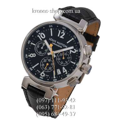 Louis Vuitton Tambour Essentials Chronograph Black/Silver/Black