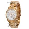 Michael Kors MK5055 Runway Chronograph Gold/White