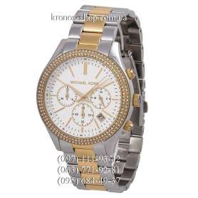 Michael Kors MK6252 Slim Runway Silver-Gold/Gold/White