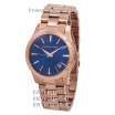 Michael Kors MK4294 Slim Runway Rose Gold/Blue