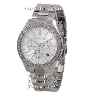 Michael Kors MK6250 Slim Runway All Silver