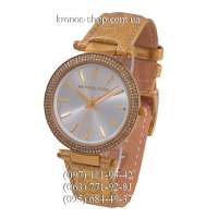 Michael Kors MK2351 Darci Leather Gold/White