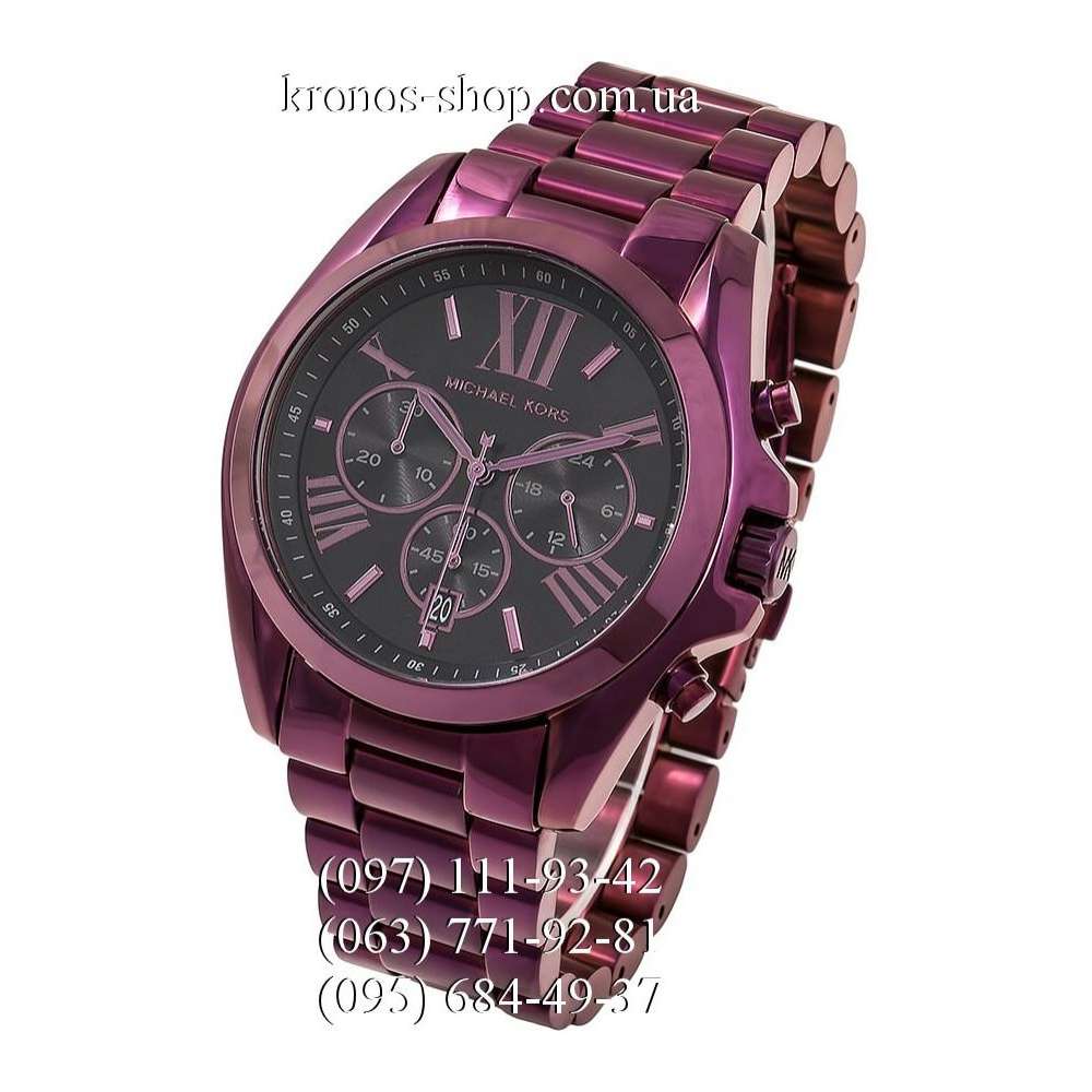 Michael Kors MK6398 Bradshaw Purple Black