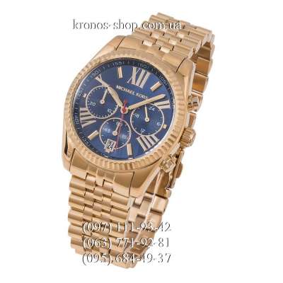 Michael Kors MK6206 Lexington Gold/Blue-Red