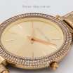 Michael Kors MK2351 Darci Leather All Gold