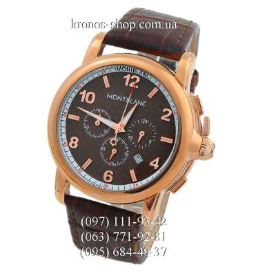 Montblanc Chronograph Series Brown/Gold/Brown