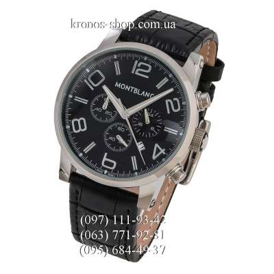 Montblanc TimeWalker Chronograph Black/Silver/Black