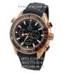 Omega Seamaster Planet Ocean Chronograph Black/Gold/Black