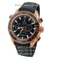 Omega Seamaster Planet Ocean Chronograph Black/Gold/Black