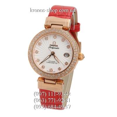 Omega De Ville Ladymatic Red/Gold/White