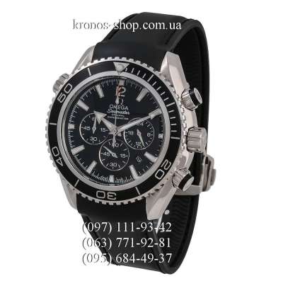 Omega Seamaster Planet Ocean Chronograph Black/Silver/Black